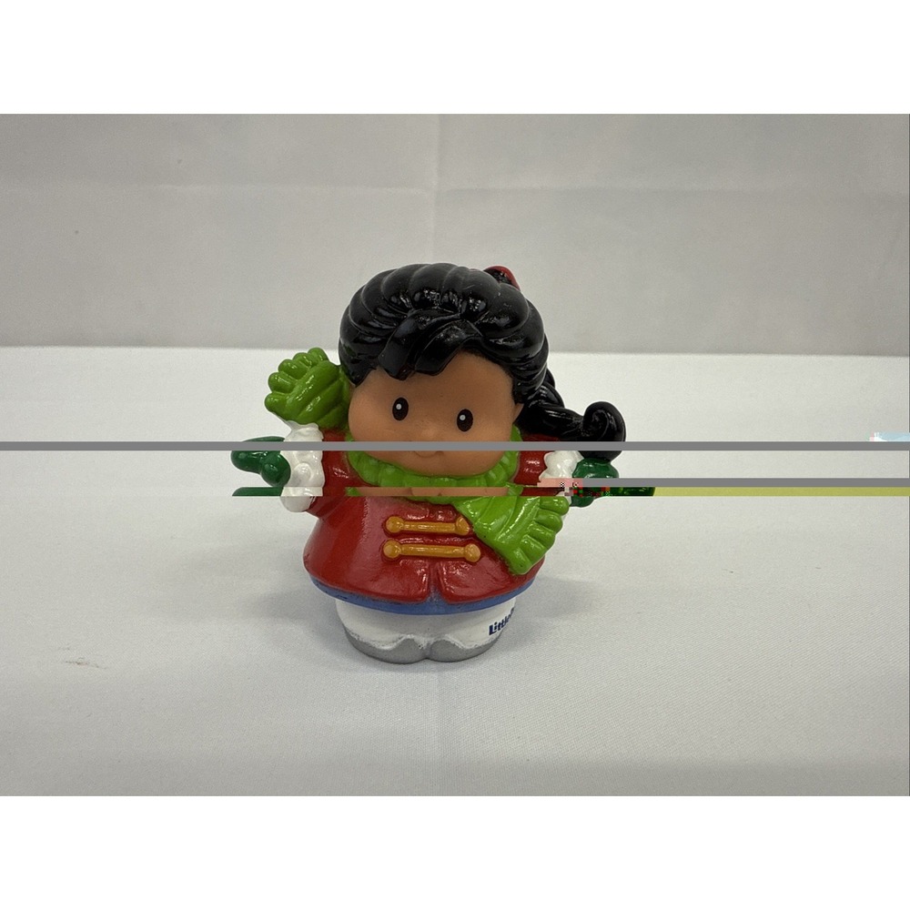 Fisher Price Little People Winter Christmas Girl Holiday Skating Skater Rare
